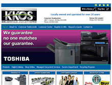 Tablet Screenshot of kkosinc.com